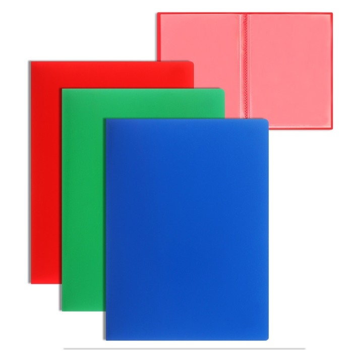 Набор папок А5, 20 вкладышей, Calligrata, микс, 3 штуки Набор папок А5, 20 вкладышей, Calligrata, микс, 3 штуки