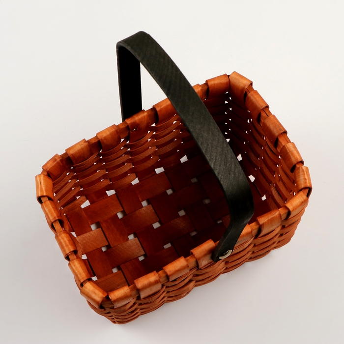 Корзина плетёная, 22 x 15 x H12,5/26 см, секвойя, коричневый Корзина плетёная, 22 x 15 x H12,5/26 см, секвойя, коричневый