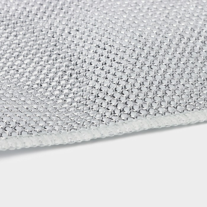 Салфетка для мытья посуды, металлическая, однослойная, 5 шт, 19×19 см Салфетка для мытья посуды, металлическая, однослойная, 5 шт, 19×19 см