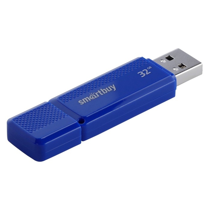 Флешка Smartbuy 32GBDK-B, 32 Гб, USB2.0, чт до 25 Мб/с, зап до 15 Мб/с, синяя Флешка Smartbuy 32GBDK-B, 32 Гб, USB2.0, чт до 25 Мб/с, зап до 15 Мб/с, синяя