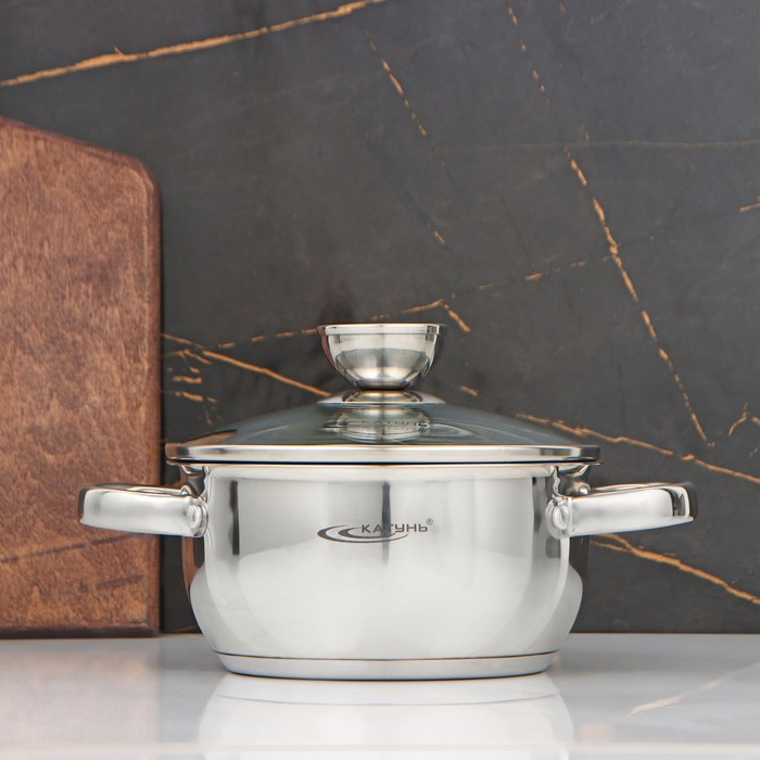 Кастрюля «Антея», 1.5 л, d=16 см, капсульное дно, индукция Кастрюля «Антея», 1.5 л, d=16 см, капсульное дно, индукция