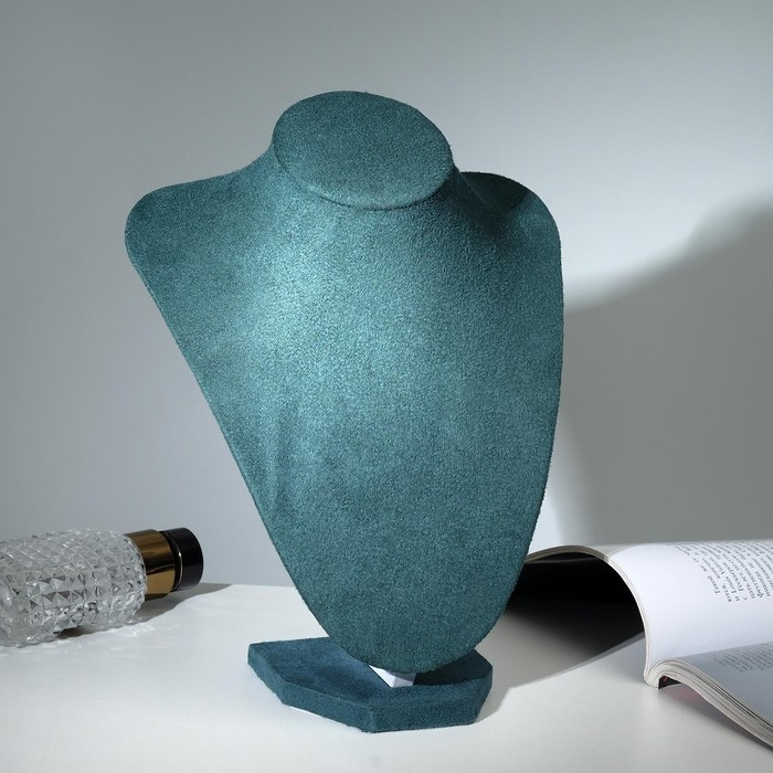 Бюст для украшений, 17&times;14&times;24 см, цвет морской