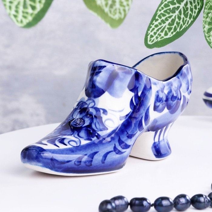 Сувенир «Туфля», 17х7 см, гжель Сувенир «Туфля», 17х7 см, гжель