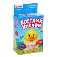 Музыкальная игрушка «Весёлый утёнок», звук, свет