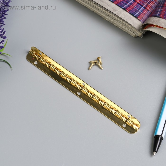 Петля карточная удлинённая для шкатулок металл угол открывания 180 град + гвозд. 10х1,5 см Петля карточная удлинённая для шкатулок металл угол открывания 180 град + гвозд. 10х1,5 см