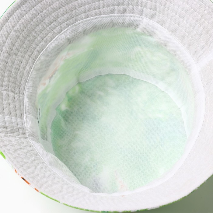 Панама мужская, цвет зеленый, размер 56-58