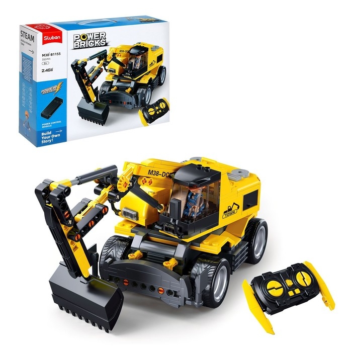 Конструктор Механо «Экскаватор», радиоуправление, 353 детали Конструктор Механо «Экскаватор», радиоуправление, 353 детали