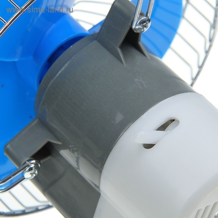 Вентилятор салона на прищепке, 12 В, провод 1.2 м, d19 см Вентилятор салона на прищепке, 12 В, провод 1.2 м, d19 см