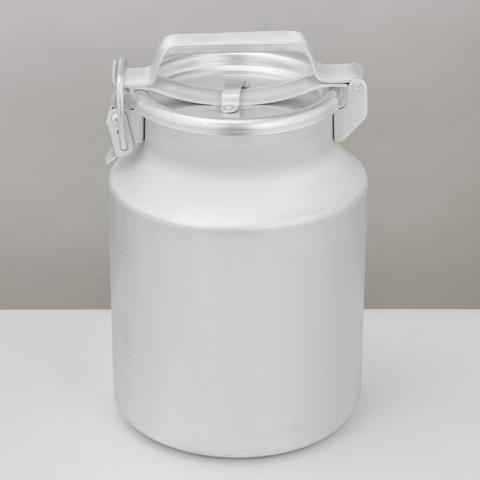 Бидон алюминиевый, 10 л, с крышкой Бидон алюминиевый, 10 л, с крышкой