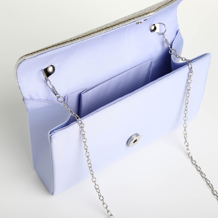 Сумка-клатч на магните, цвет голубой Сумка-клатч на магните, цвет голубой