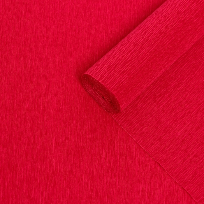 Бумага гофрированная, 586  Бумага гофрированная, 586 "Вишневая", 0,5 х 2,5 м