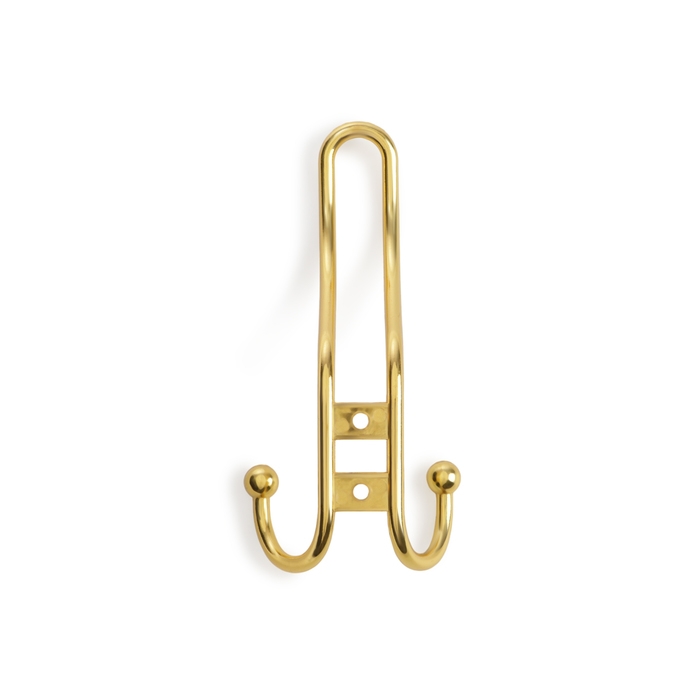 Крючок мебельный ТУНДРА TKT002 LIGHT, трехрожковый, золото Крючок мебельный ТУНДРА TKT002 LIGHT, трехрожковый, золото