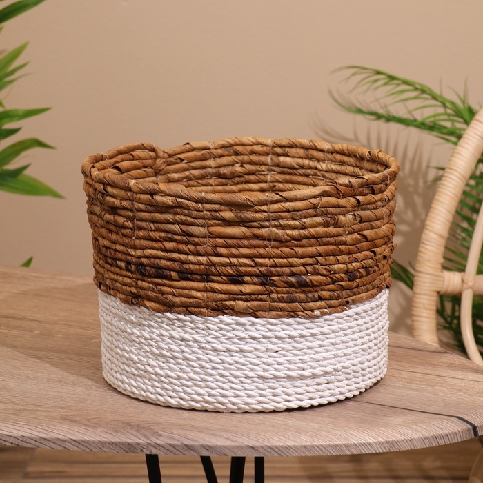 Корзина плетёная 25х25х20 см Корзина плетёная 25х25х20 см