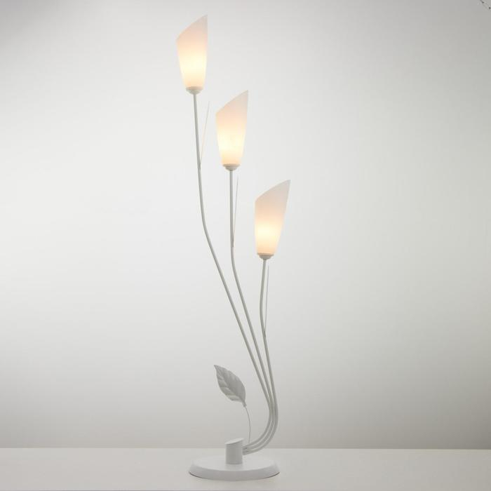 Торшер "Трио" 3x15Вт E27 белый