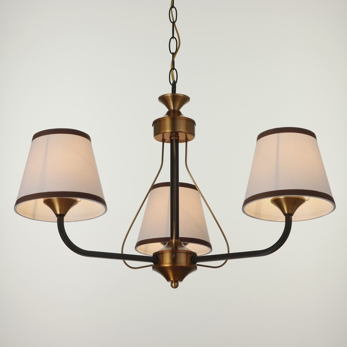 Люстра 2428/3 E27 40Вт черно-бронзовый 59,5х59,5х28 см BayerLux