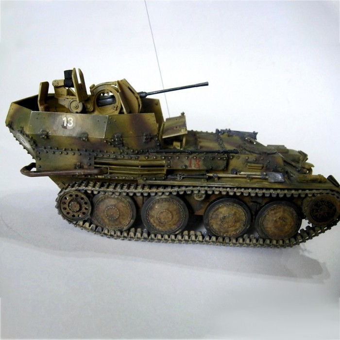 Сборная модель «Немецкий зенитный танк Флакпанцер 38», Ark Modelis, 1:35, (35010) Сборная модель «Немецкий зенитный танк Флакпанцер 38», Ark Modelis, 1:35, (35010)
