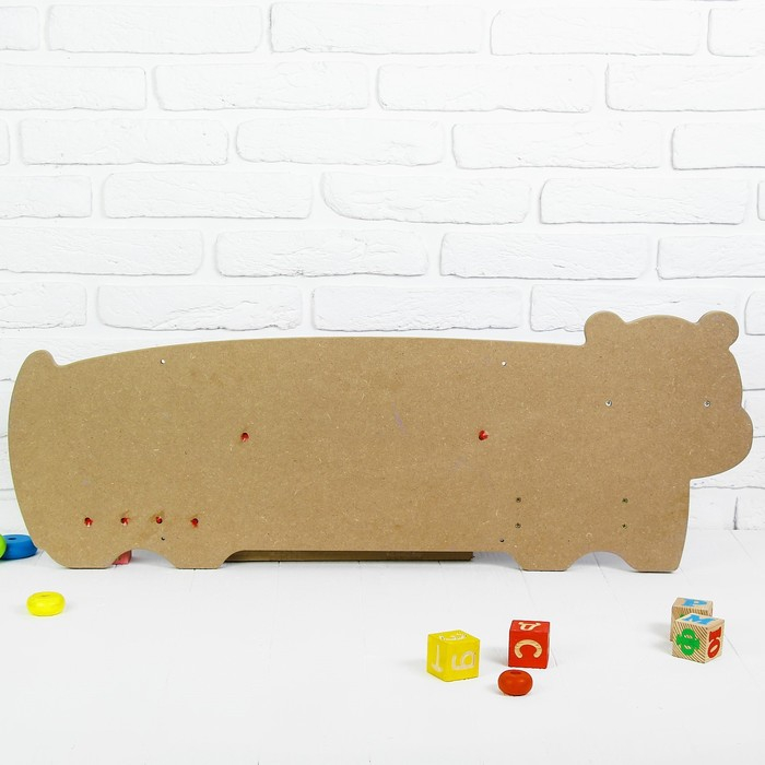 Бизиборд «Бегемот», крепится на стену Бизиборд «Бегемот», крепится на стену