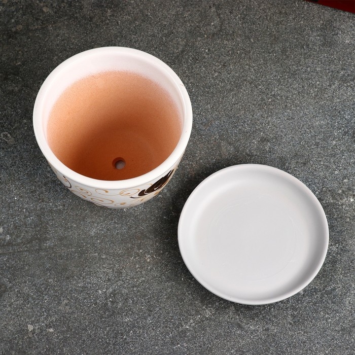 Горшок цветочный Орхидея 1л с подставкой