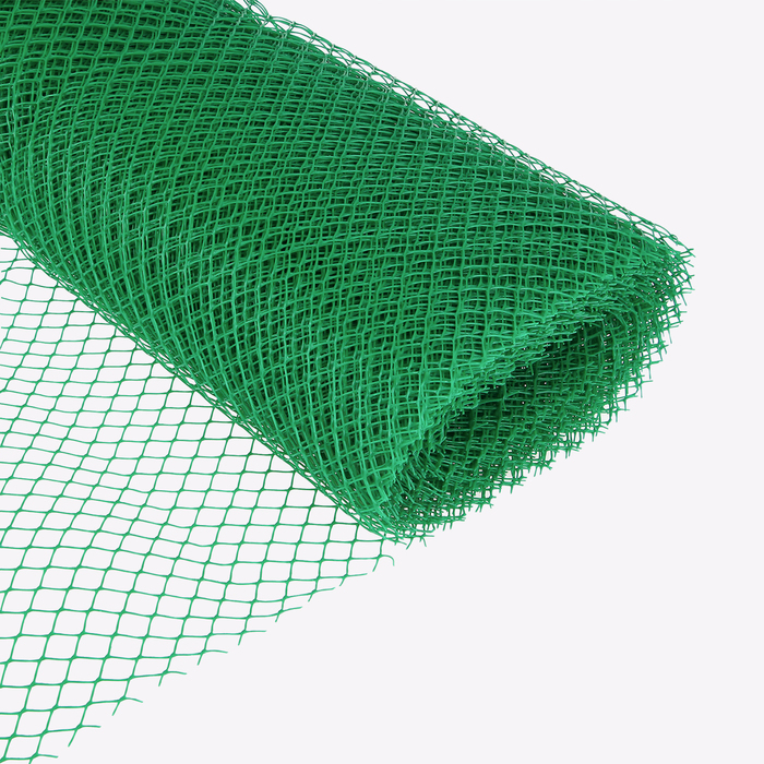 Сетка садовая, 1.5 × 20 м, ячейка ромб 15 × 15 мм, пластиковая, зелёная, Greengo