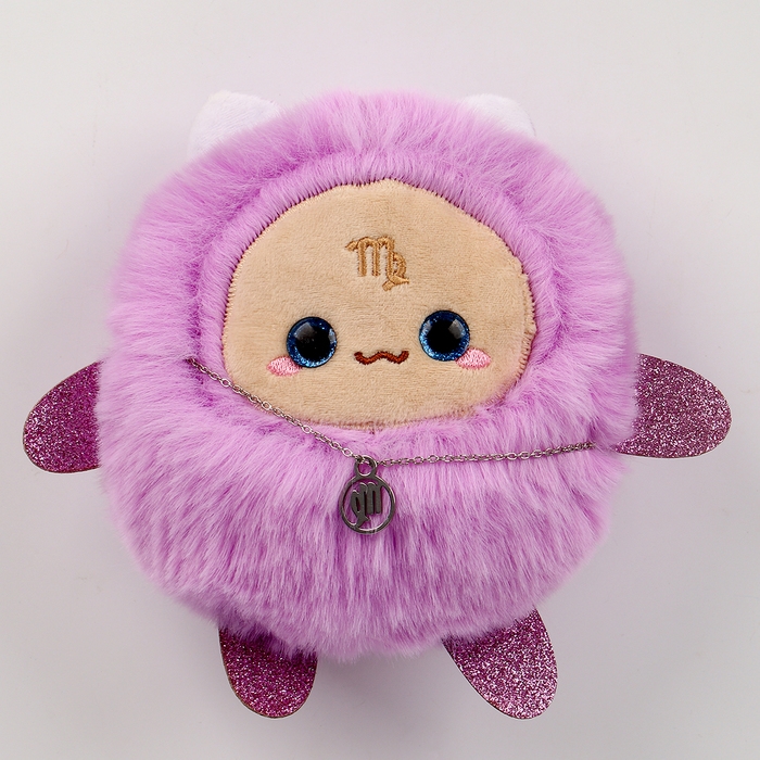 Мягкая игрушка — Зодиак «Создай своё украшение. Дева», с кулоном Мягкая игрушка — Зодиак «Создай своё украшение. Дева», с кулоном