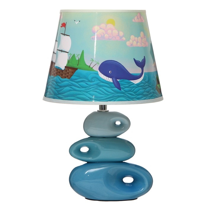 Настольная лампа  Настольная лампа "Корабли" Е14 40Вт 25х25х38 см RISALUX