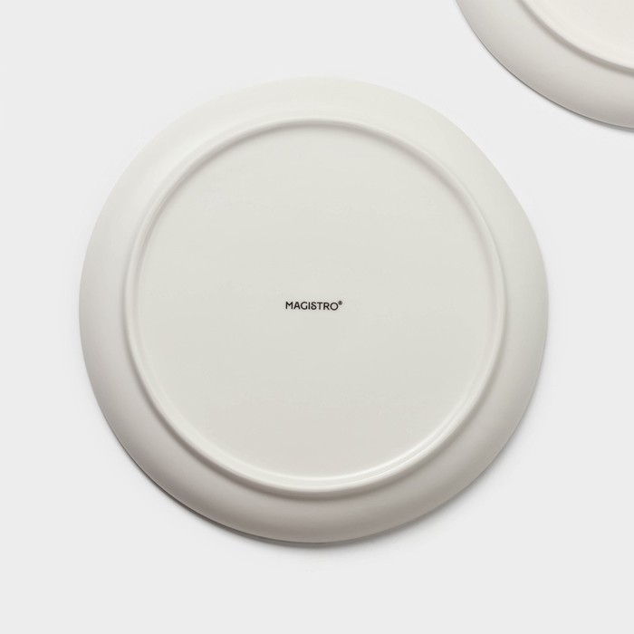 Набор тарелок десертных фафрфоровых Magistro Real Marble, d=21 см, 2 шт Набор тарелок десертных фафрфоровых Magistro Real Marble, d=21 см, 2 шт