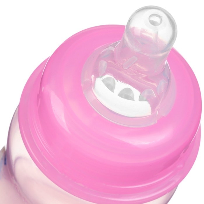 Бутылочка для кормления цветная, классическое горло, 60 мл., от 0 мес., рисунок МИКС для девочки Бутылочка для кормления цветная, классическое горло, 60 мл., от 0 мес., рисунок МИКС для девочки