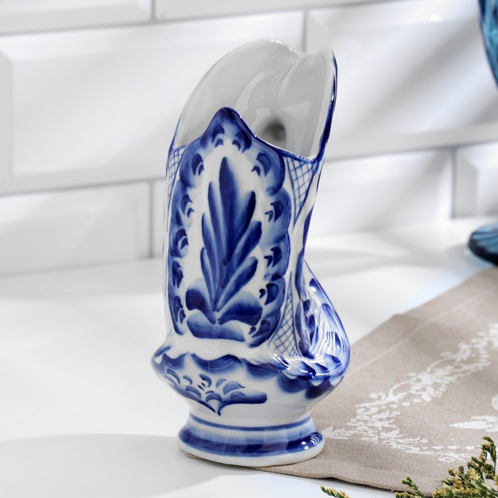 Лоток для салфеток Лоток для салфеток "Лебедь", 17х10,5х8 см, гжель