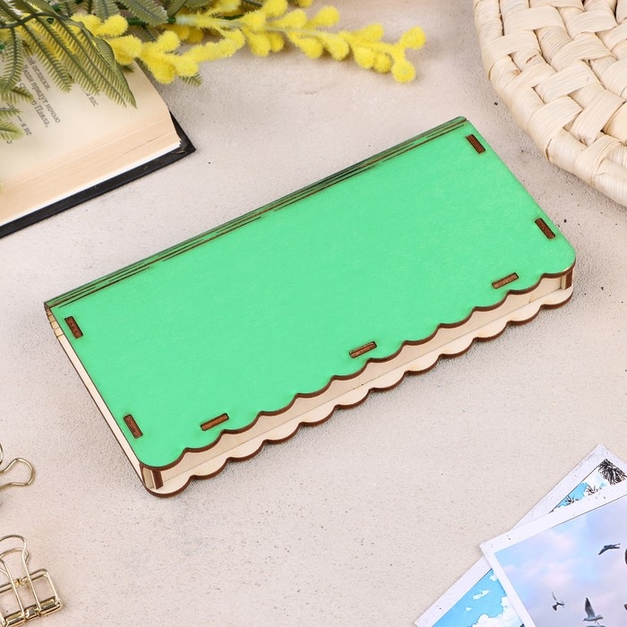 Купюрница «С Юбилеем», 17x9,5x2,5 см, зелёная Купюрница «С Юбилеем», 17x9,5x2,5 см, зелёная