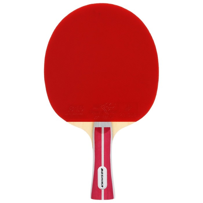 Ракетка для настольного тенниса BOSHIKA Advanced 2*, для любителей, накладка DOUBLE FISH 815 1.5 мм, коническая ручка Ракетка для настольного тенниса BOSHIKA Advanced 2*, для любителей, накладка DOUBLE FISH 815 1.5 мм, коническая ручка