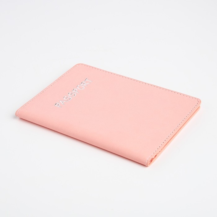 Обложка для паспорта, цвет розовый Обложка для паспорта, цвет розовый