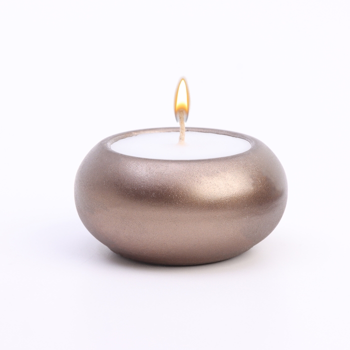 Свеча  Свеча "Полноторие" в подсвечнике из гипса малый,6х3см