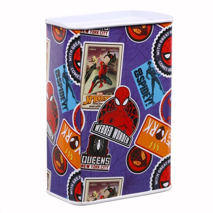 Копилка металлическая, 4,8 см х 7,8 см х 10,8 см Копилка металлическая, 4,8 см х 7,8 см х 10,8 см "Супер-мен", Человек-паук