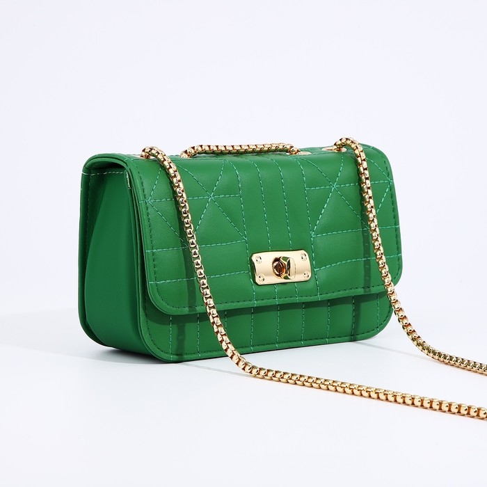 Сумка-мессенджер на клапане, цвет зелёный Сумка-мессенджер на клапане, цвет зелёный