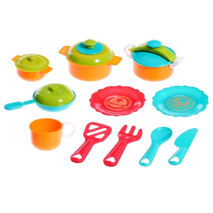 Набор посудки Набор посудки "Поварёнок", 15 предметов
