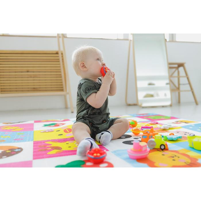 Игровой коврик для детей на фольгированной основе «Малыши зверята», размер 180х150x0,5 см, Крошка Я Игровой коврик для детей на фольгированной основе «Малыши зверята», размер 180х150x0,5 см, Крошка Я