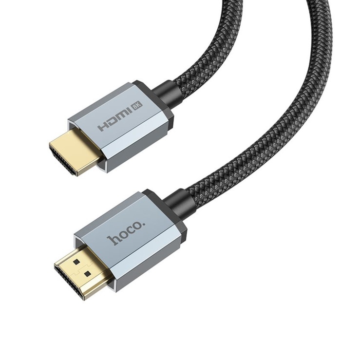 Кабель видео Hoco US03, HDMI 2.0, HDMI(m)-HDMI(m), 1 м, чёрный Кабель видео Hoco US03, HDMI 2.0, HDMI(m)-HDMI(m), 1 м, чёрный