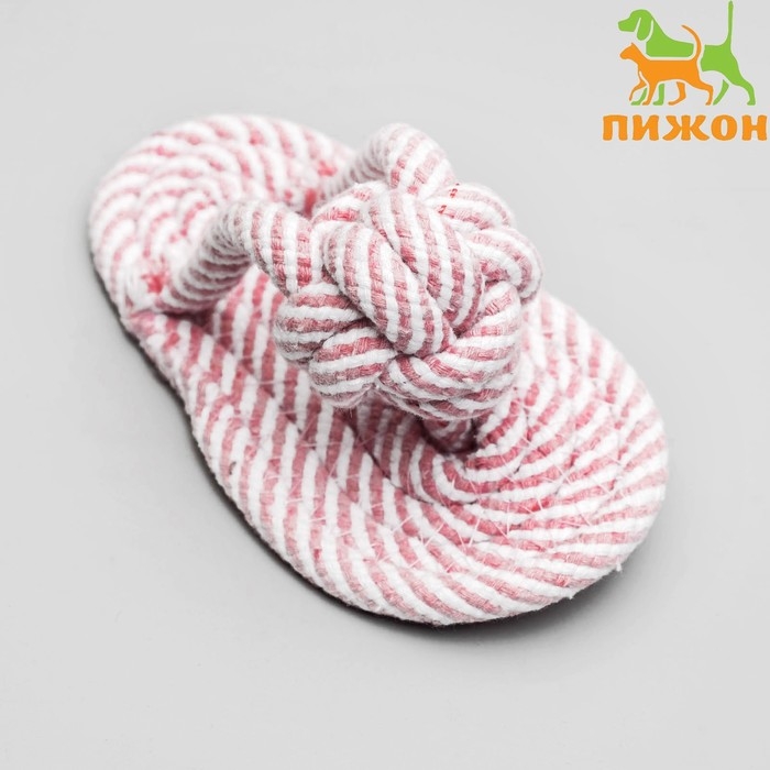 Игрушка канатная Игрушка канатная "Сланец", до 50 г, до 15 см, микс цветов