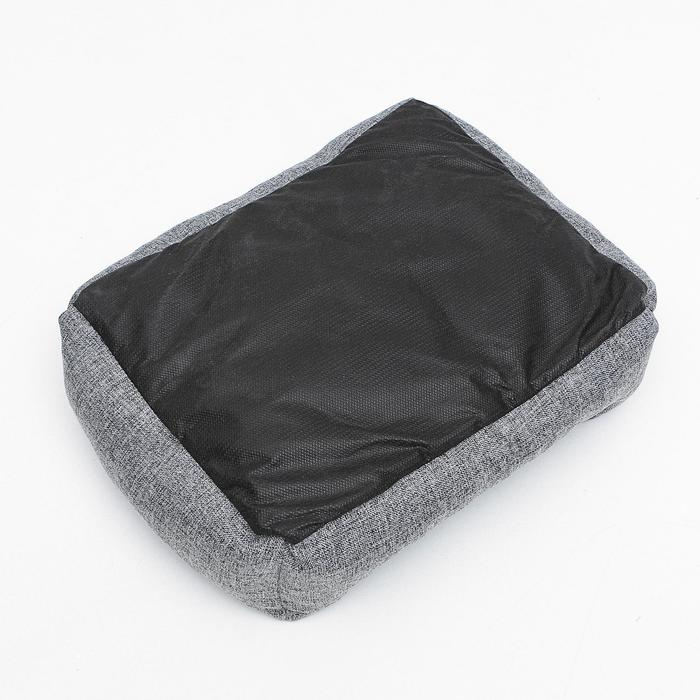 Лежанка-диван с двусторонней подушкой, 45 х 35 х 11 см, микс цветов Лежанка-диван с двусторонней подушкой, 45 х 35 х 11 см, микс цветов