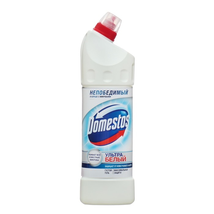 Гель для сантехники Domestos  Гель для сантехники Domestos "Ультра белый", для унитаза, 1 л