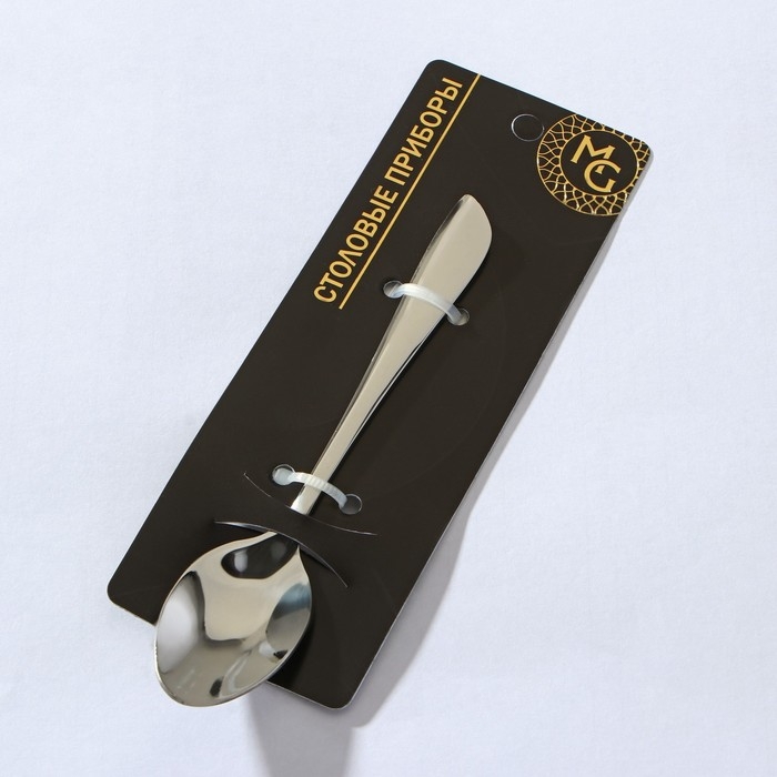 Ложка кофейная из нержавеющей стали Magistro «Эми», длина 12,5 см, цвет серебряный Ложка кофейная из нержавеющей стали Magistro «Эми», длина 12,5 см, цвет серебряный