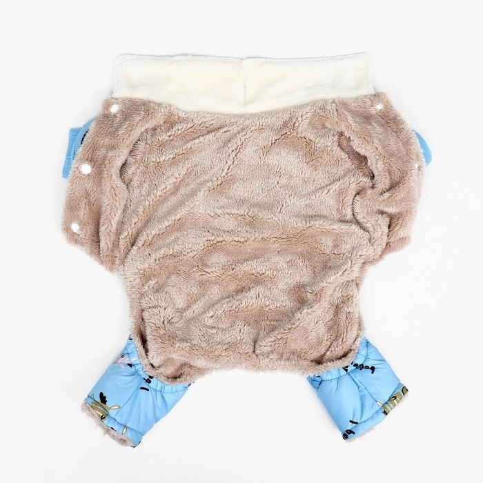 Комбинезон Комбинезон "Метель", размер XL (ДС 40 см, ОГ 50, ОШ 33 см), голубой