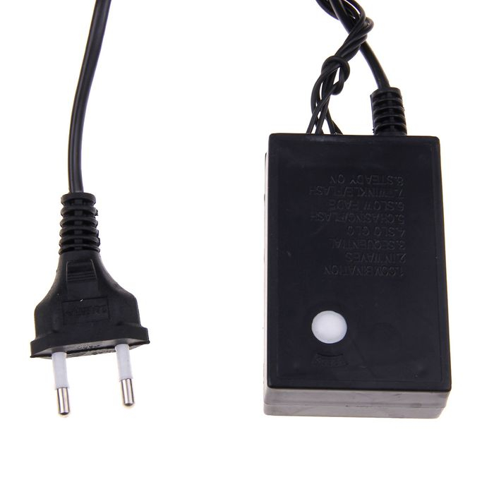 Гирлянда «Водопад» 2 × 1.5 м, IP44, тёмная нить, 400 LED, свечение бело-синее, 8 режимов, 220 В Гирлянда «Водопад» 2 × 1.5 м, IP44, тёмная нить, 400 LED, свечение бело-синее, 8 режимов, 220 В