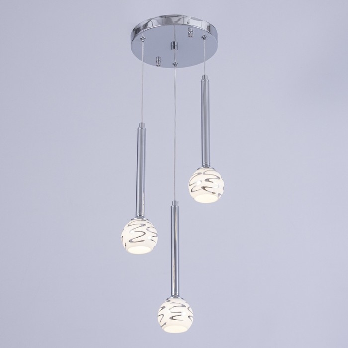 Светильник Светильник "Жаннетт" 3х3Вт G4 Хром 30х30х180см