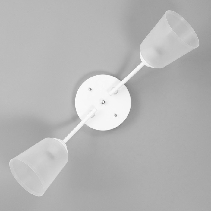 Люстра Люстра "Онлайн" (цилиндр) 2х15Вт Е27 МОДЕЛЬ: BR 00193 белый/прозрачный