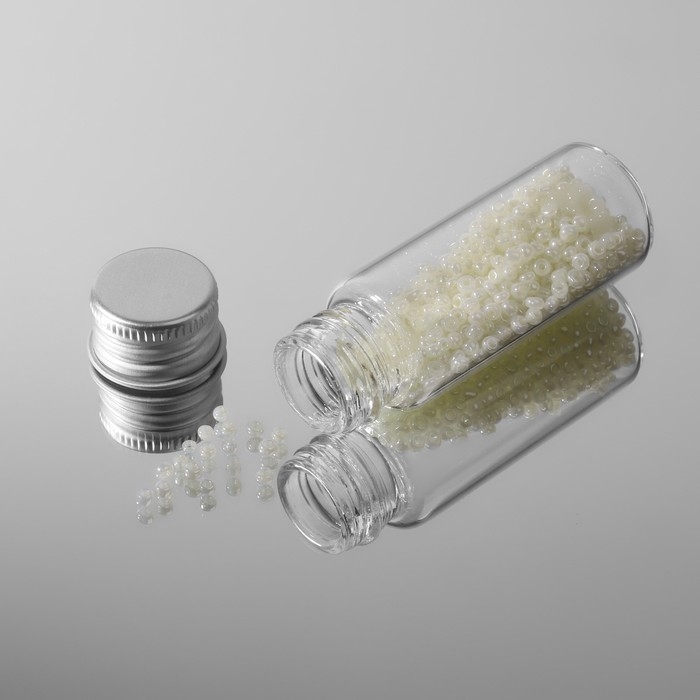 Баночки для хранения бисера d = 2,2 × 6 см, 5 шт Баночки для хранения бисера d = 2,2 × 6 см, 5 шт