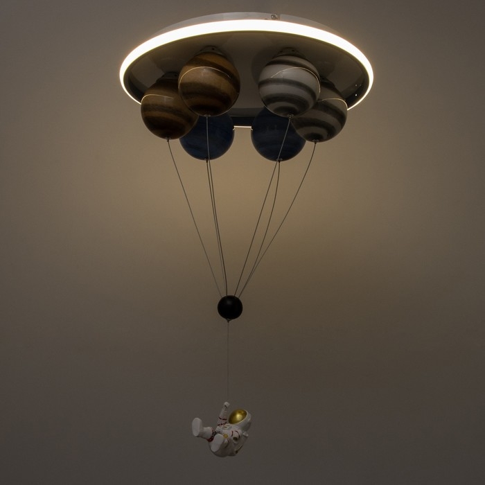 Люстра Люстра "Полет" 6хЕ27 40Вт белый 50х50х60см