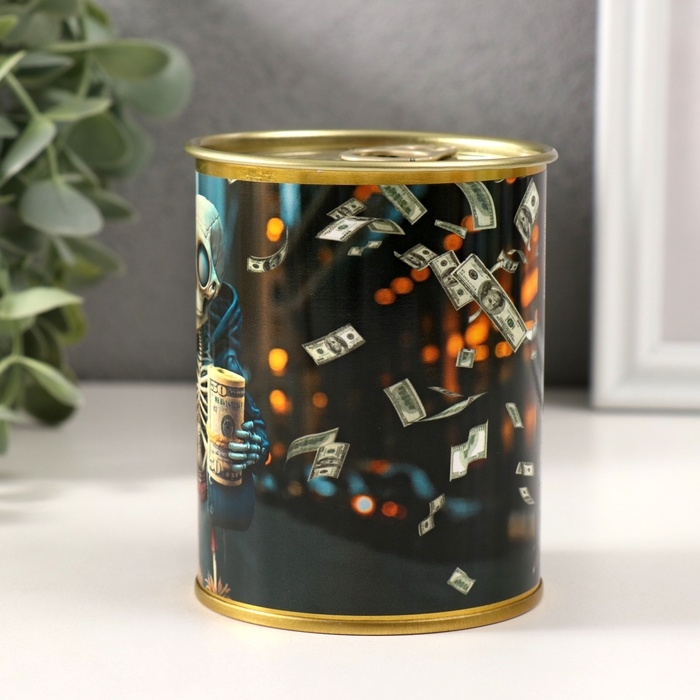 Копилка-банка металл Копилка-банка металл "Пора начать копить"