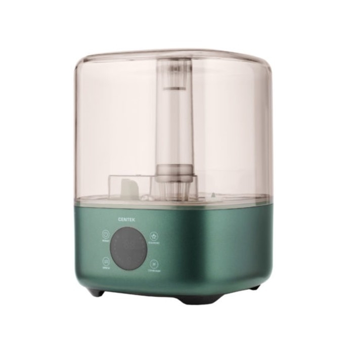 Увлажнитель воздуха Centek СТ-5103, ультразвуковой, 25 Вт, 4.5 л, до 35 м2, зелёный