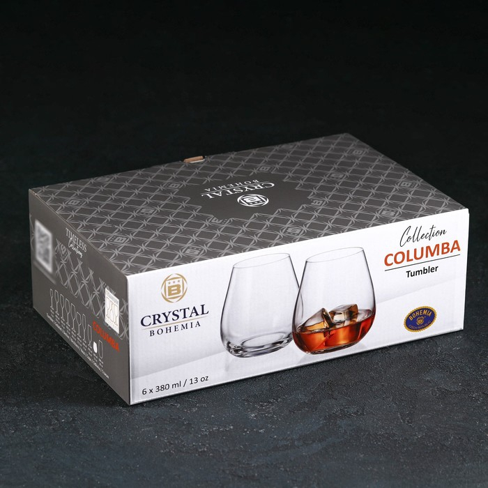 Набор стаканов для виски Columba, 380 мл, 6 шт Набор стаканов для виски Columba, 380 мл, 6 шт
